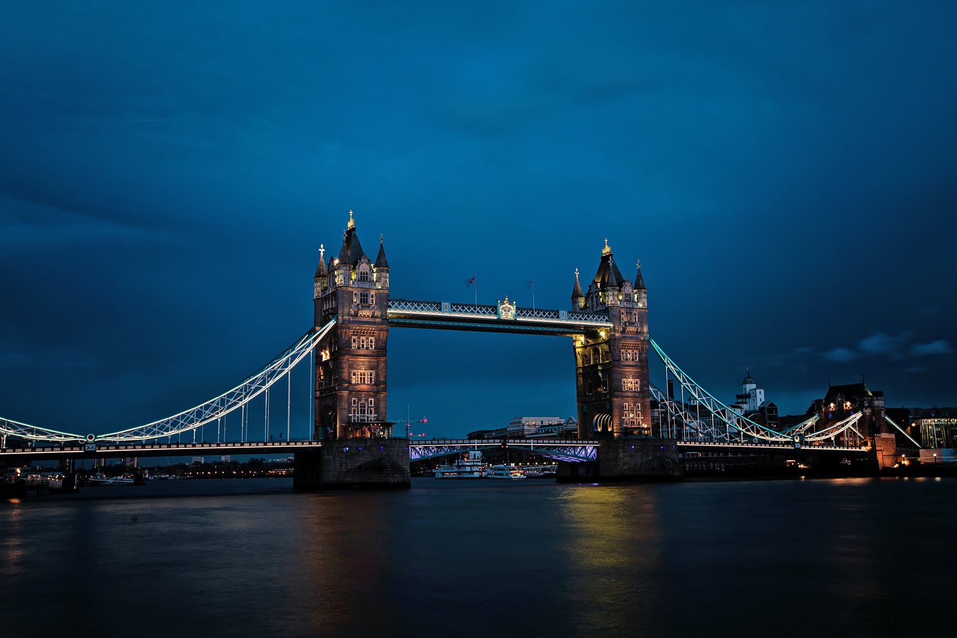 The London tower bridge in the heart of the supercar capital of the world.